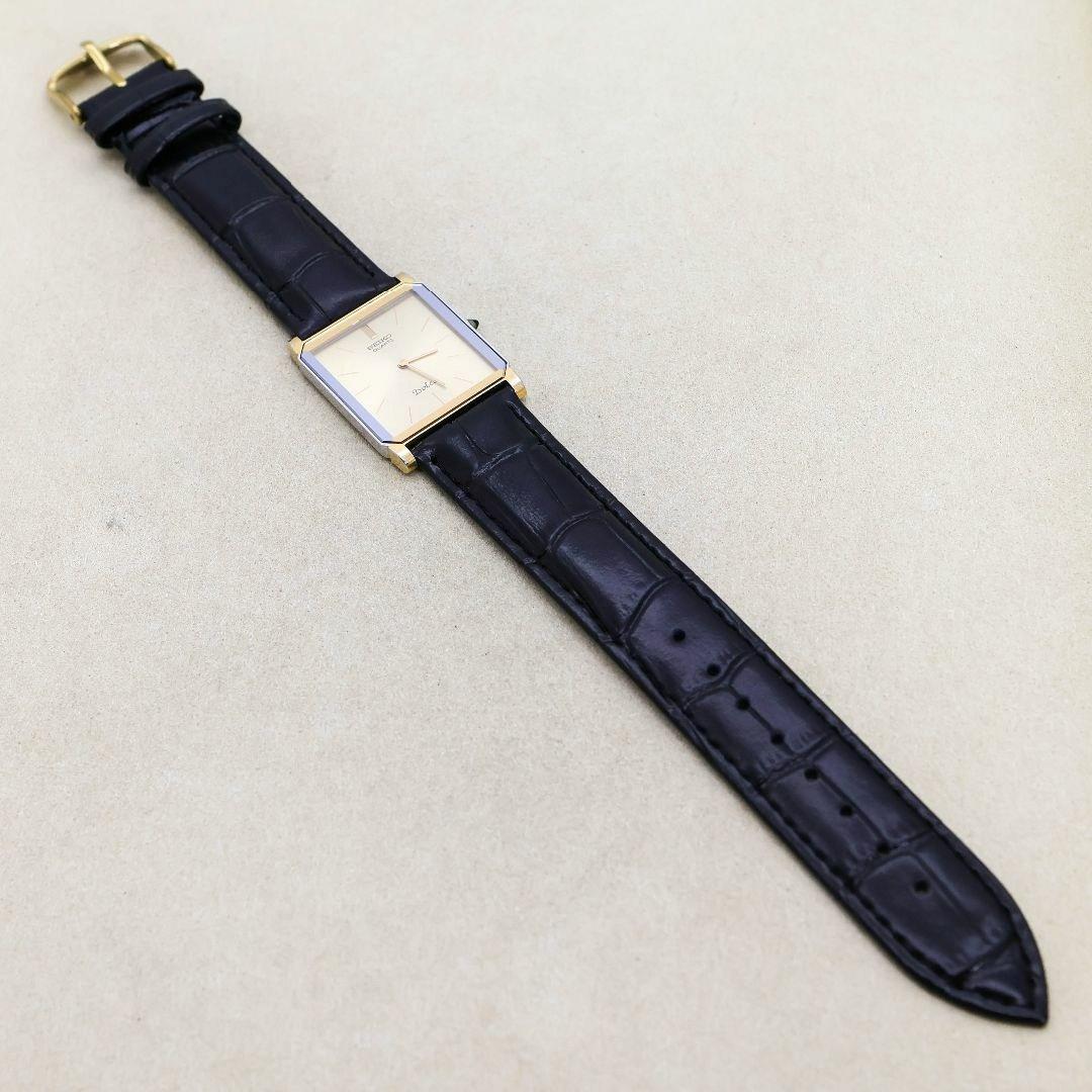 稼働 SEIKO Dolce 腕時計 新品レザーベルト メンズ クラシカル745