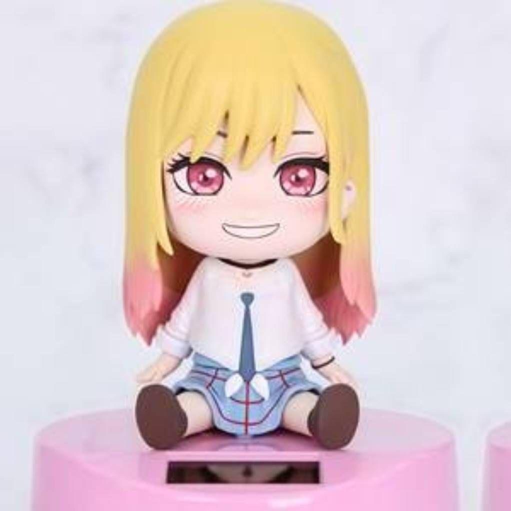 美少女フィギュア まとめ売り 喜多川海夢 ゆらゆらソーラー 他 7体セット 着せ恋』海夢のゆらゆらソーラーマスコットはかわいい笑顔の