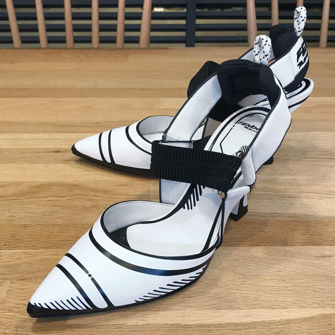 超美品 フェンディ ジョシュアヴィーダス コラボ パンプス