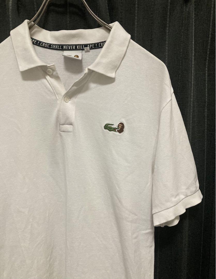 A BATHING APEエイプ✖️LACOSTE LIVE ラコステ　ポロシャツ