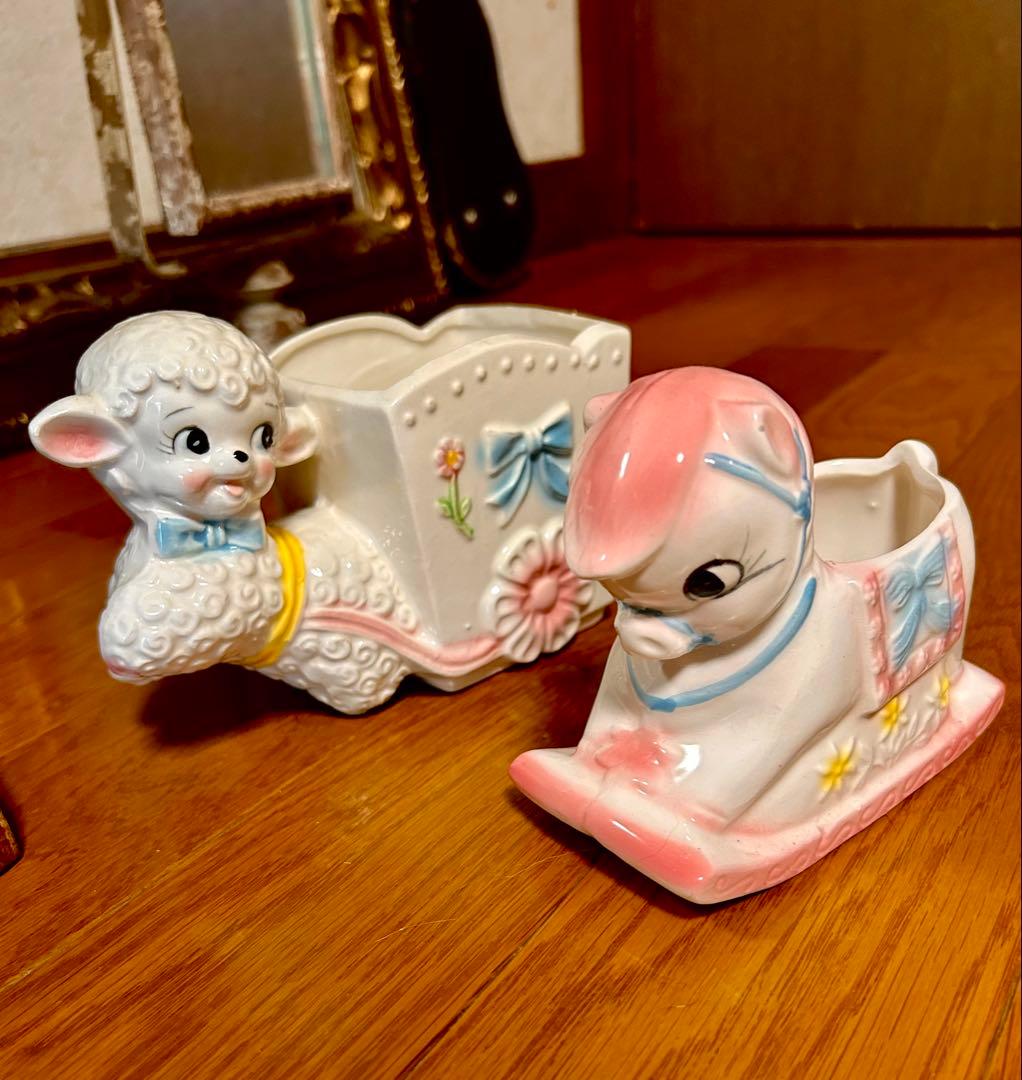猫 白鳥 ペガサス 羊 置物 器 ヴィンテージ アンティーク 猫 白鳥 ペガサス 羊 置物 器 ヴィンテージ アンティーク