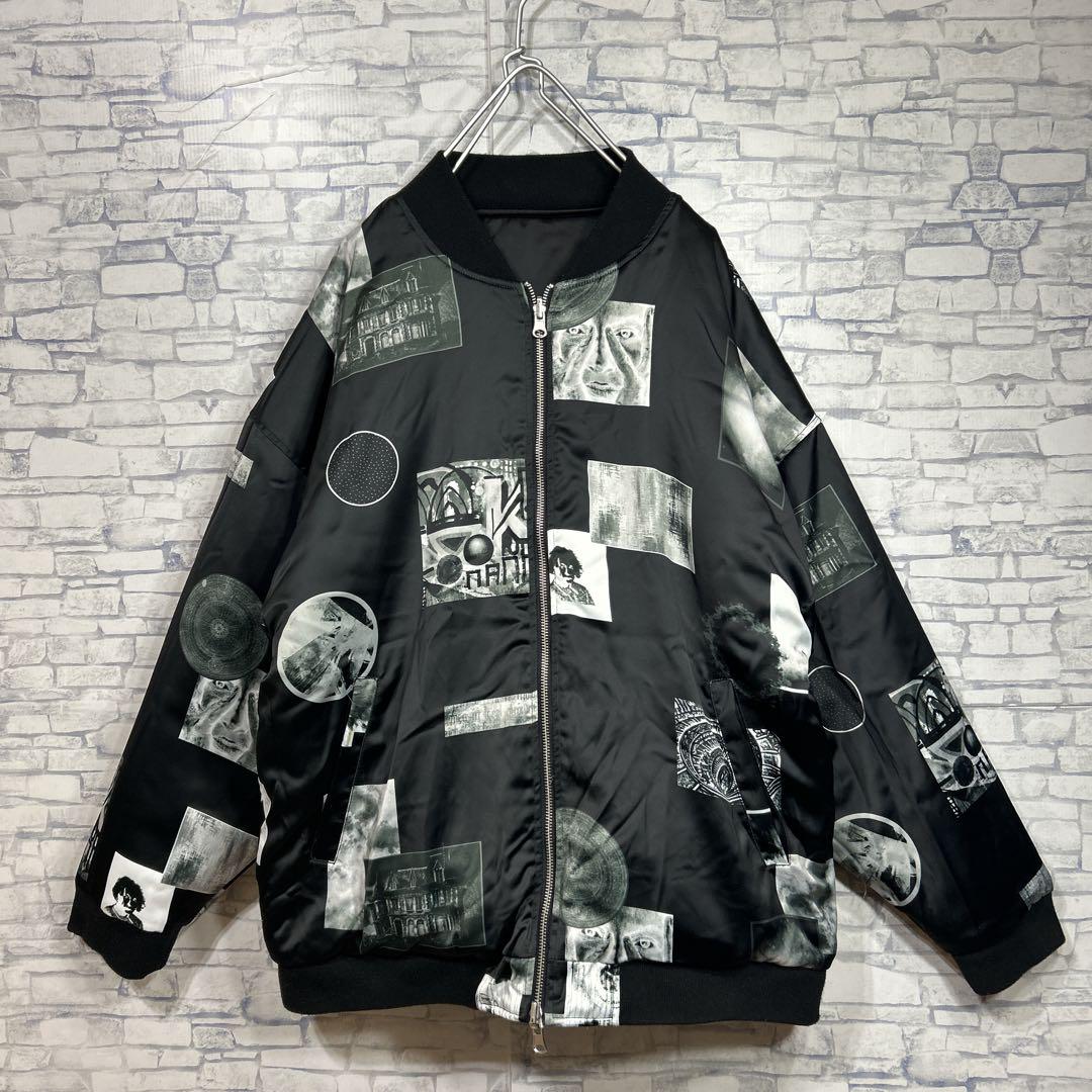 DT♪ CARDY リバーシブルボンバージャケット 関税込 x KIDILL - ダブルフェイスパテッドボンバージャケット