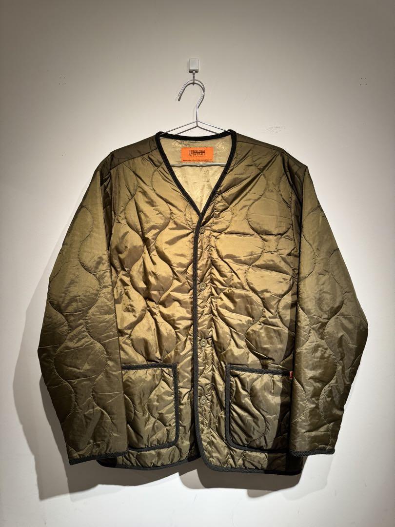 古着　UNIVERSAL OVERALL キルティングジャケット オリーブ