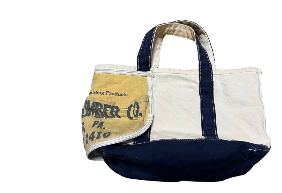 高級ブランド デニム ダンガリー ワッペン バッグ ゴートゥー