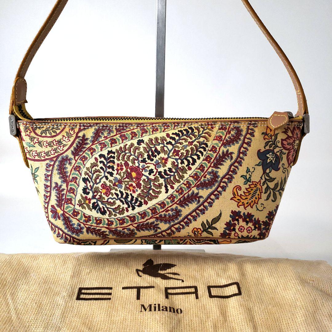 ETRO エトロペイズリー柄 ワンショルダー ハンドバッグ