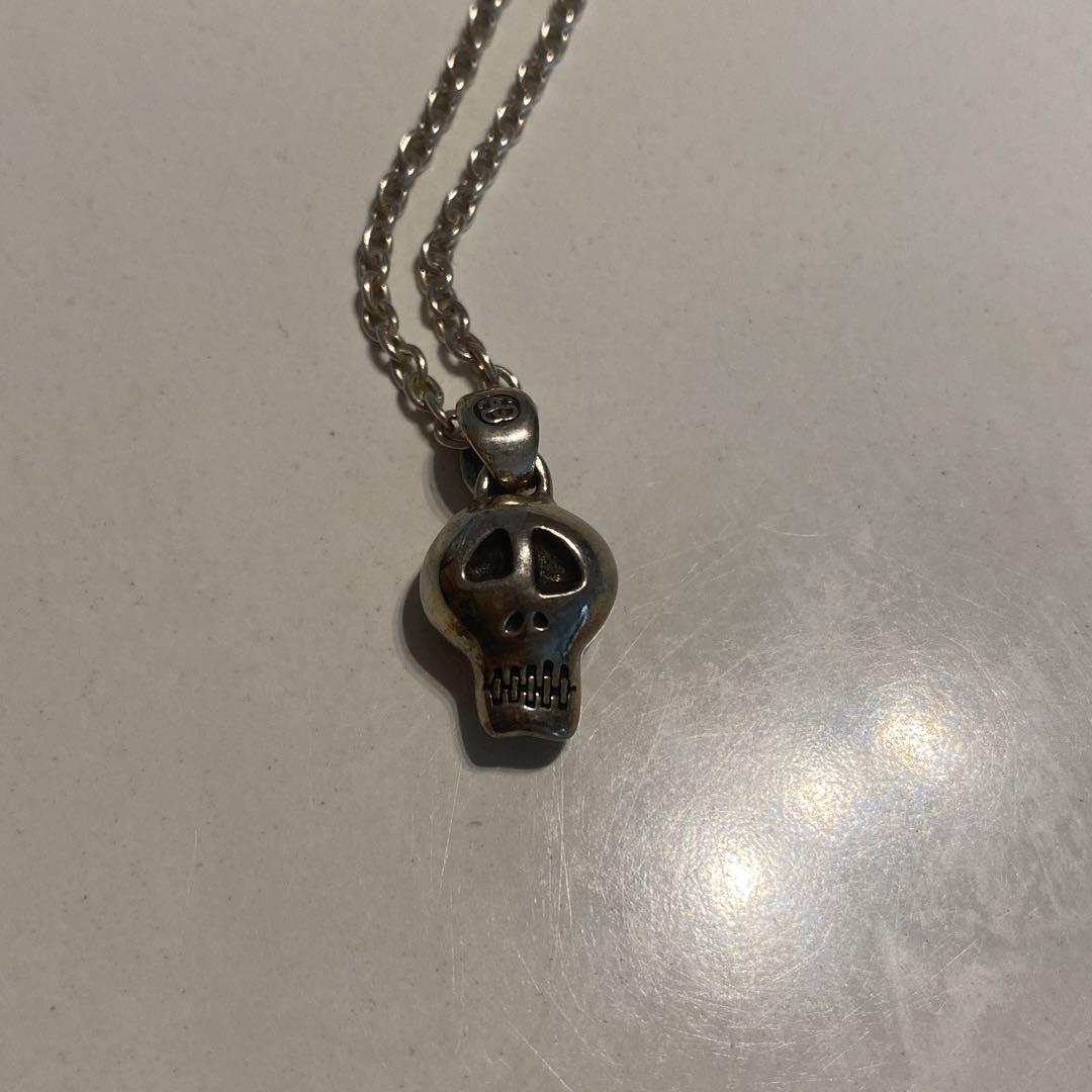 OLD STUSSY スカルネックレス s925 美品
