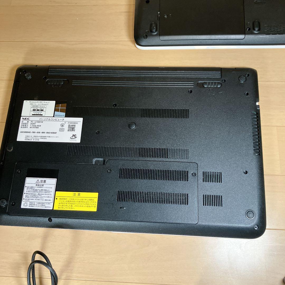 ジャンク】NEC dynabookとLenovoノートPC 本体セット