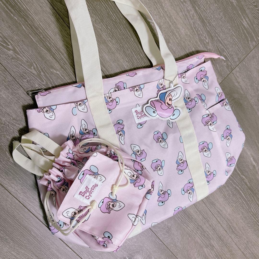 人気キャラクター ヤングオイスター マザーズバッグ 巾着ポーチ