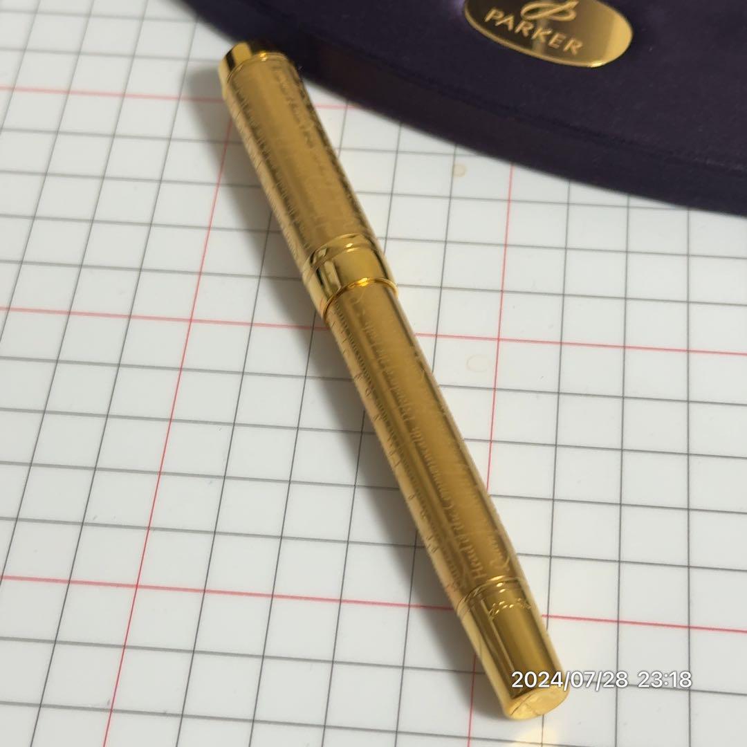 極美品　ペン先18K 18金　エリザベス女王　PARKER パーカー 万年筆