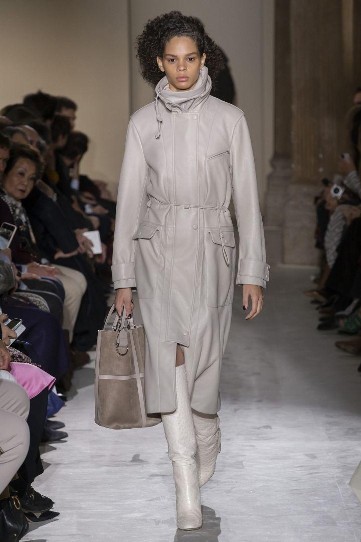 Salvatore Ferragamo ミラコレ レザー ロングコート 42
