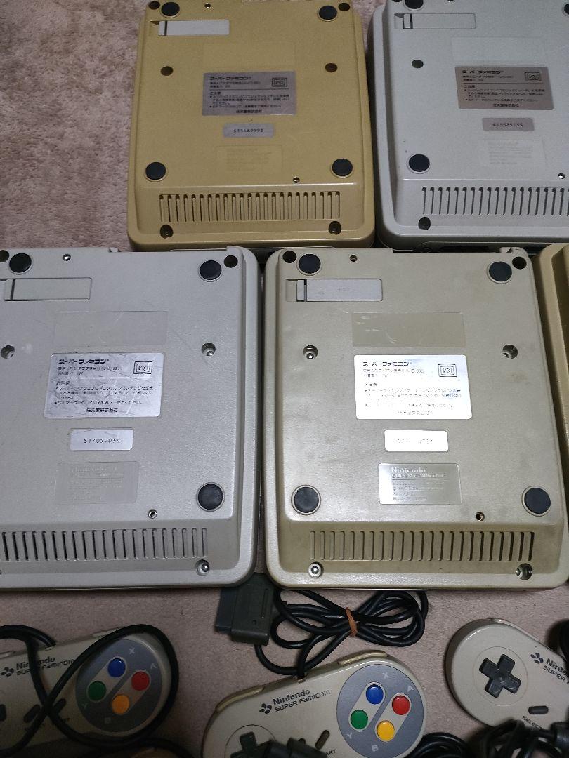 スーパーファミコン 本体 5台セット コントローラー付き - メルカリ