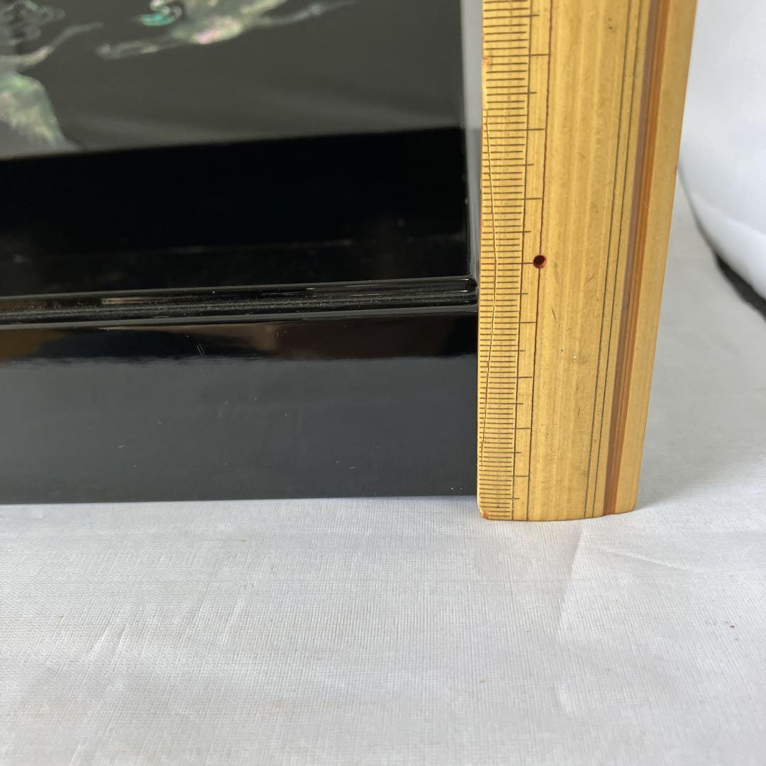 螺鈿 舞鶴模様　高級文箱