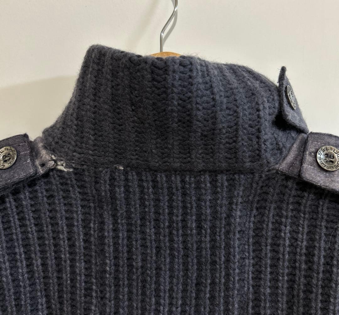 ディーゼル DIESEL ドライバーズニット ニットブルゾン ジップアップ