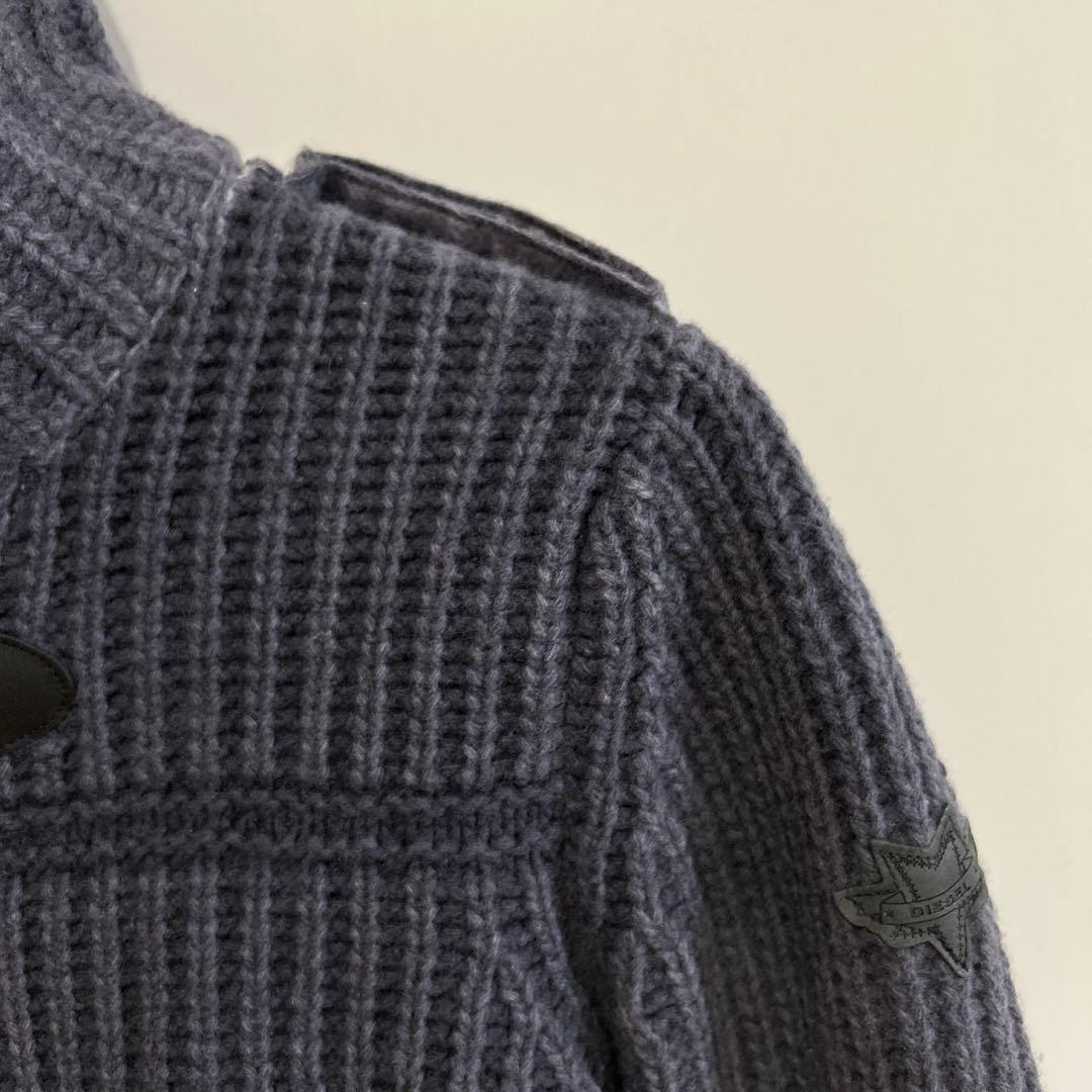 ディーゼル DIESEL ドライバーズニット ニットブルゾン ジップアップ