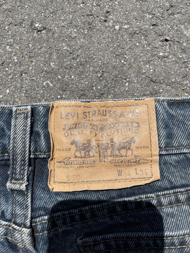【激レア】levi's 550 usa製 90s ブラック　W34 L34