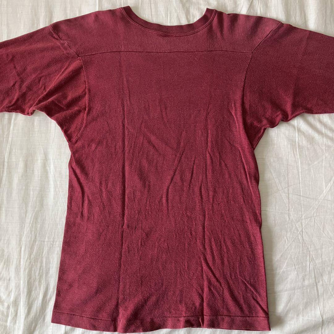 Champion チャンピオンフットボールTシャツ 80sトリコタグ カレッジ