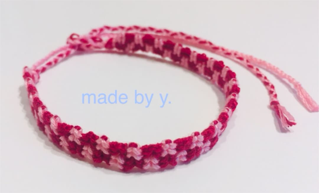 メルカリ ミサンガ 市松模様 アンクレット 450 中古や未使用のフリマ