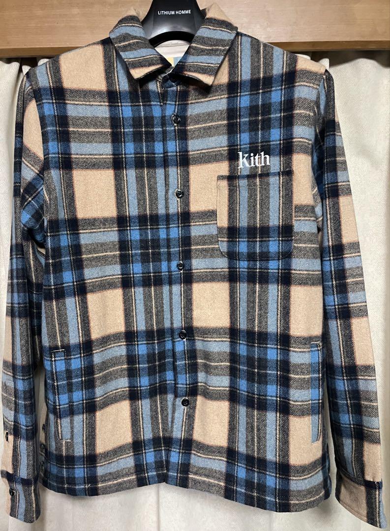 KITH Ginza ウール ネルシャツ チェック ジャケット voyage