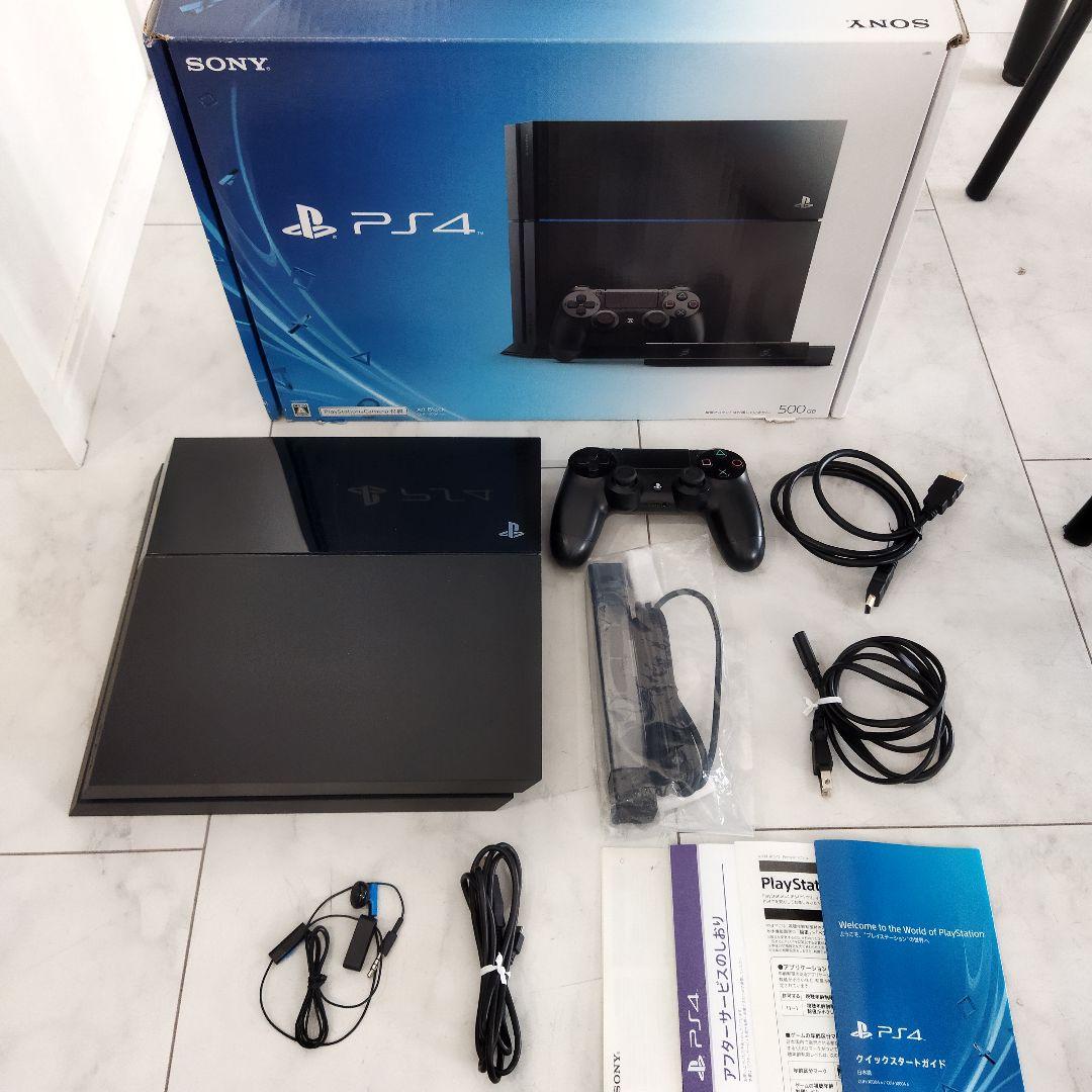 PS4 プレイステーション4 本体 500GB カメラ同梱版+コントローラー2つ 画像1