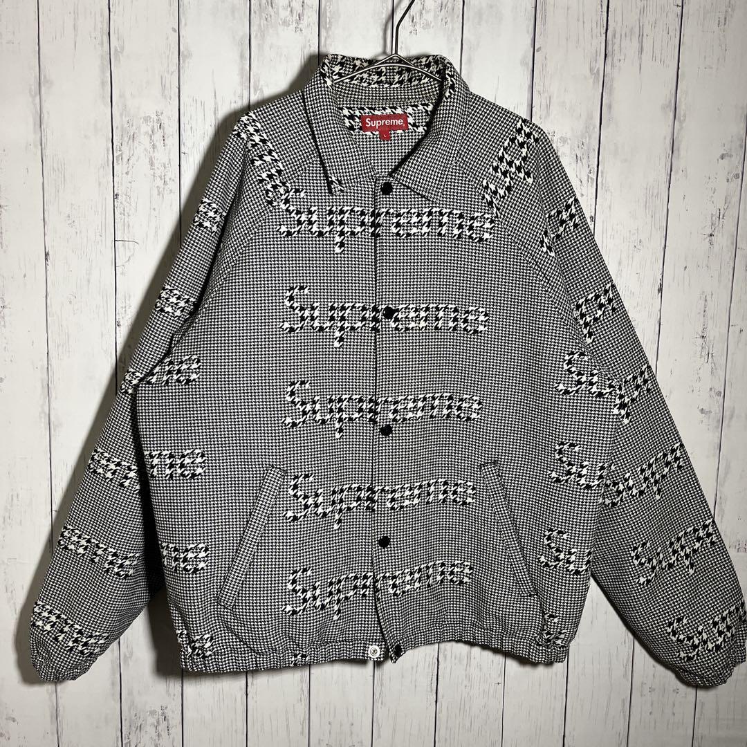 コムドットゆうた着用】Supreme 千鳥格子 コットンジャケット L 人気 コムドットゆうた着用】Supreme 千鳥格子 コットンジャケット L 人気