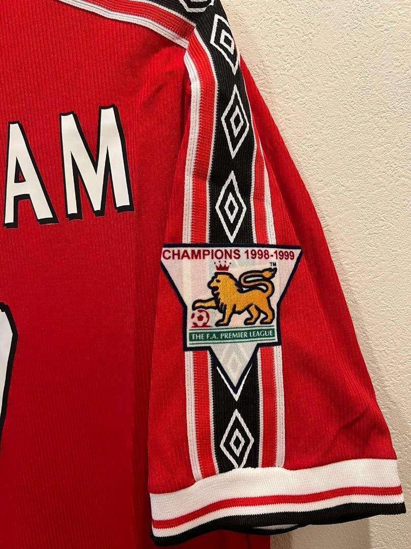 98-99 マンチェスターユナイテッド 7番 ベッカム　半袖ユニフォーム