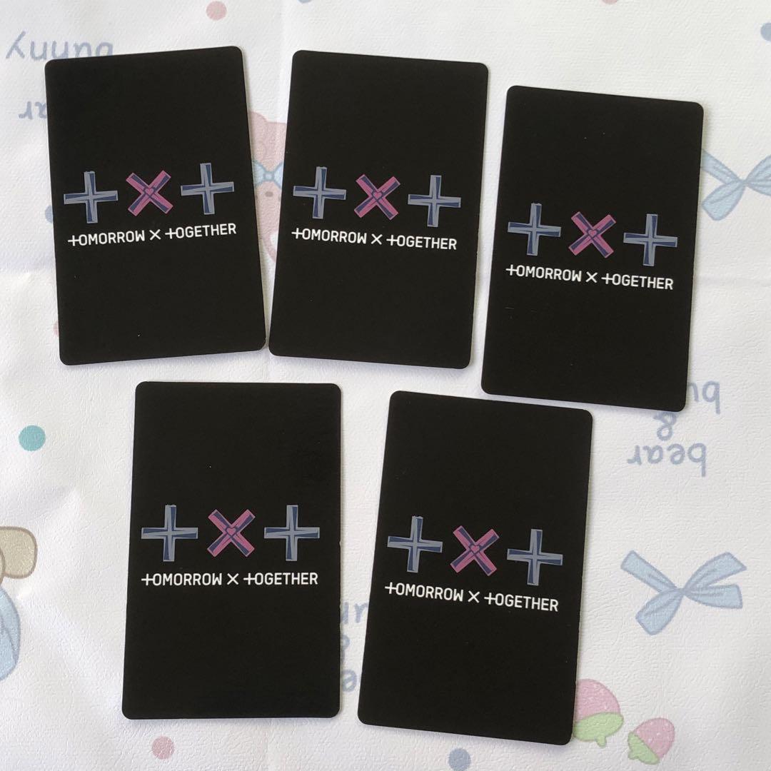TXT 2回目 FIGHT 中華 OR ESCAPE 特典 5枚 トレカ CD