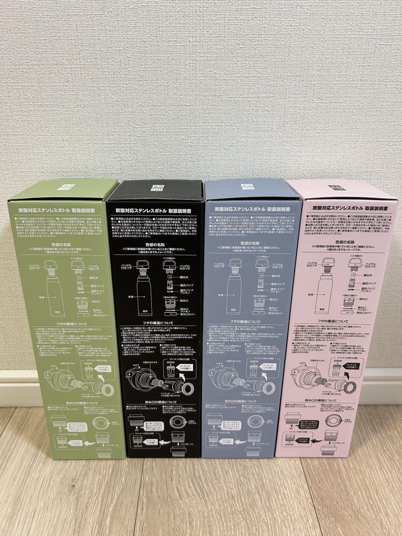 【新品】ユニクロ　炭酸対応ステンレスボトル　水筒　ノベルティ UNIQLO
