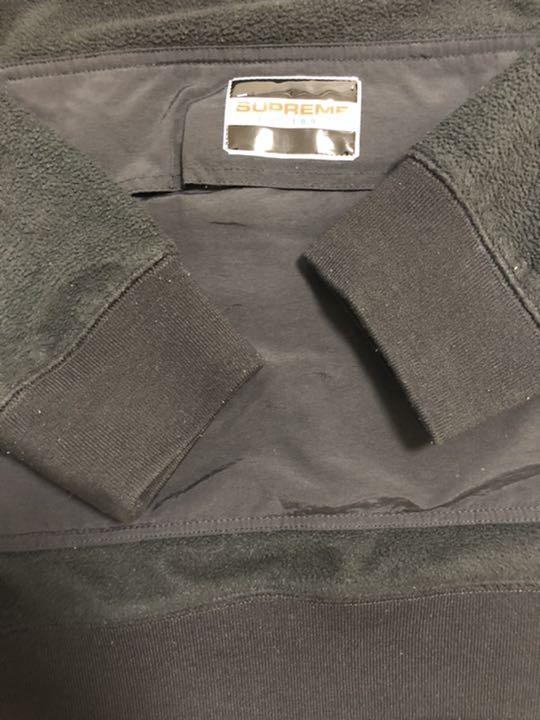 れあり 13aw supreme fleece pullover ブラック mサイズ bWwmJ-m70258920379 れあり