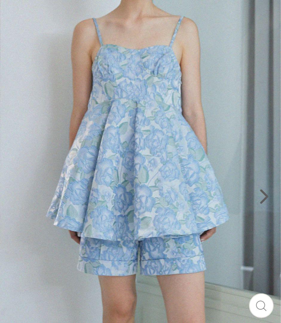 POPPY JACQUARD FLARE CAMI TUNIC あさぎーにょ - メルカリ