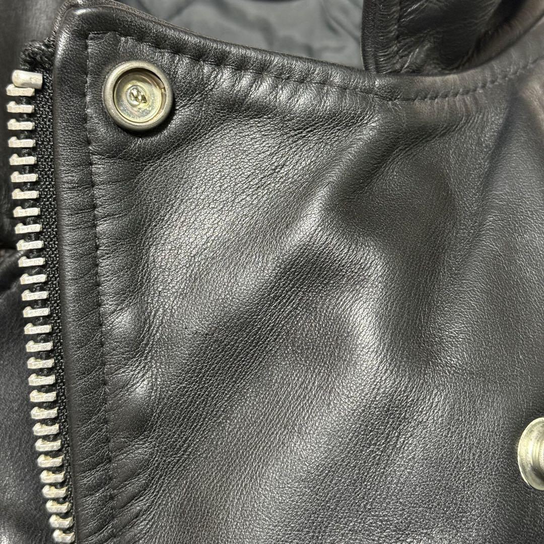 70s　Schott　613　ワンスター　ダブルライダース　牛タグ後期　36