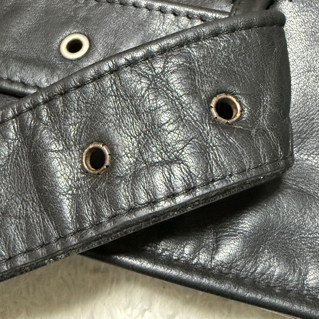 70s　Schott　613　ワンスター　ダブルライダース　牛タグ後期　36