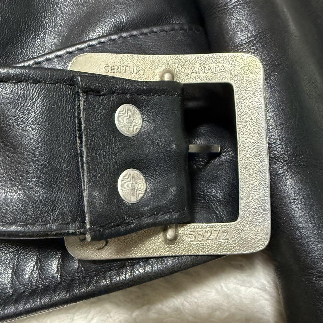 70s　Schott　613　ワンスター　ダブルライダース　牛タグ後期　36