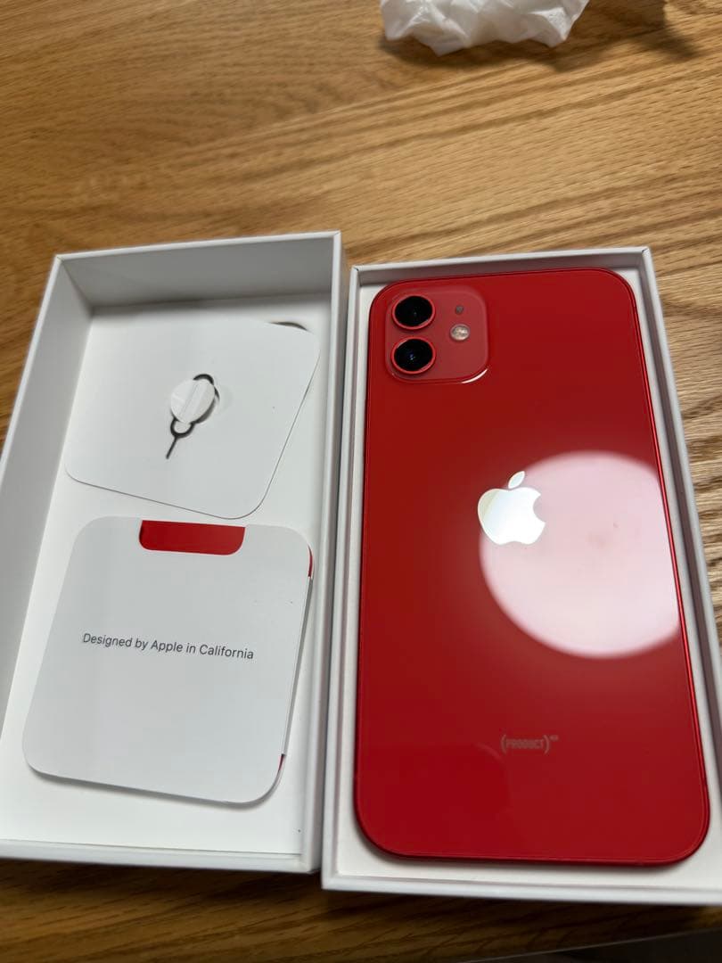 iPhone 12 レッド　128GB SIMフリー