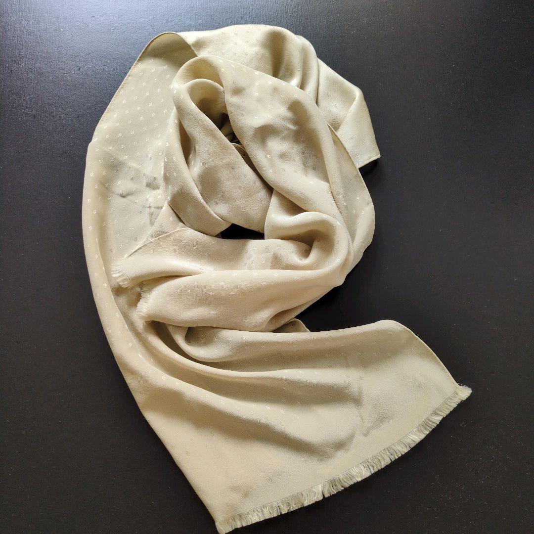極美品 ポロラルフローレン SILK100% ロングスカーフ ストール