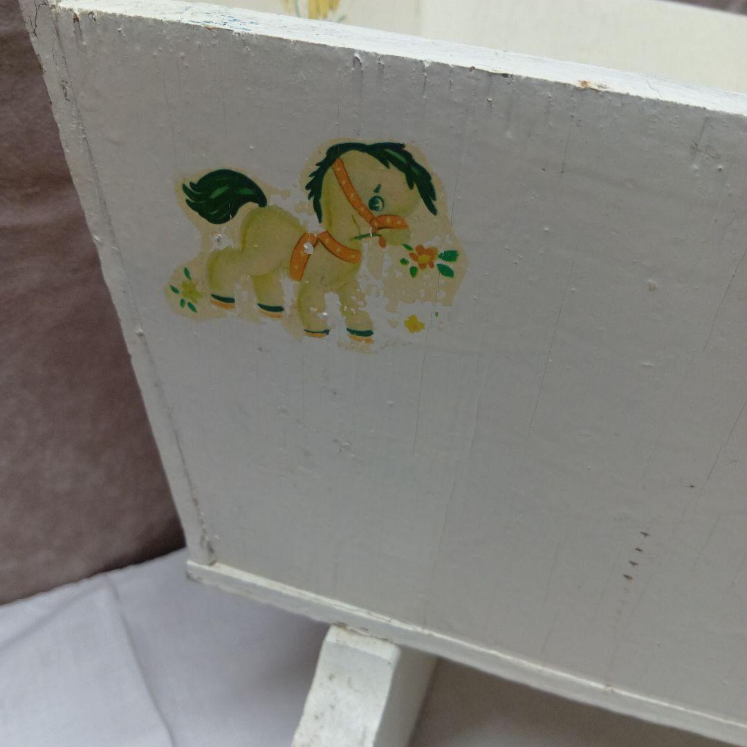 ♥ホワイトの可愛いヴィンテージ揺りかご♥ ♥ホワイトの可愛いヴィンテージ揺りかご♥