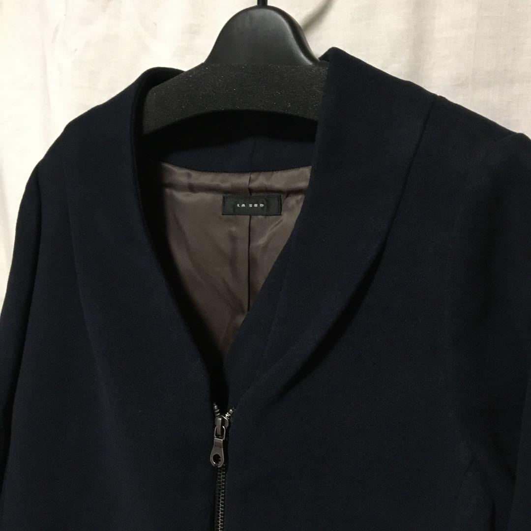 コートⅶ 新品 ラシュッド ノーカラーコート 8ZRV3-m70263285268 スコットクラブ系列 きますよう