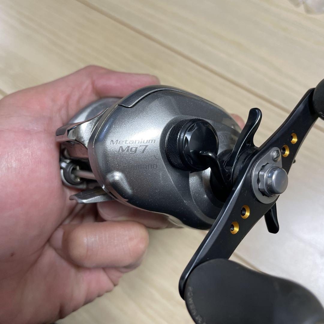 本当に信頼出来る商品 シマノ 07メタニウムmg7 ライトハンドル（パーツおまけ） リール