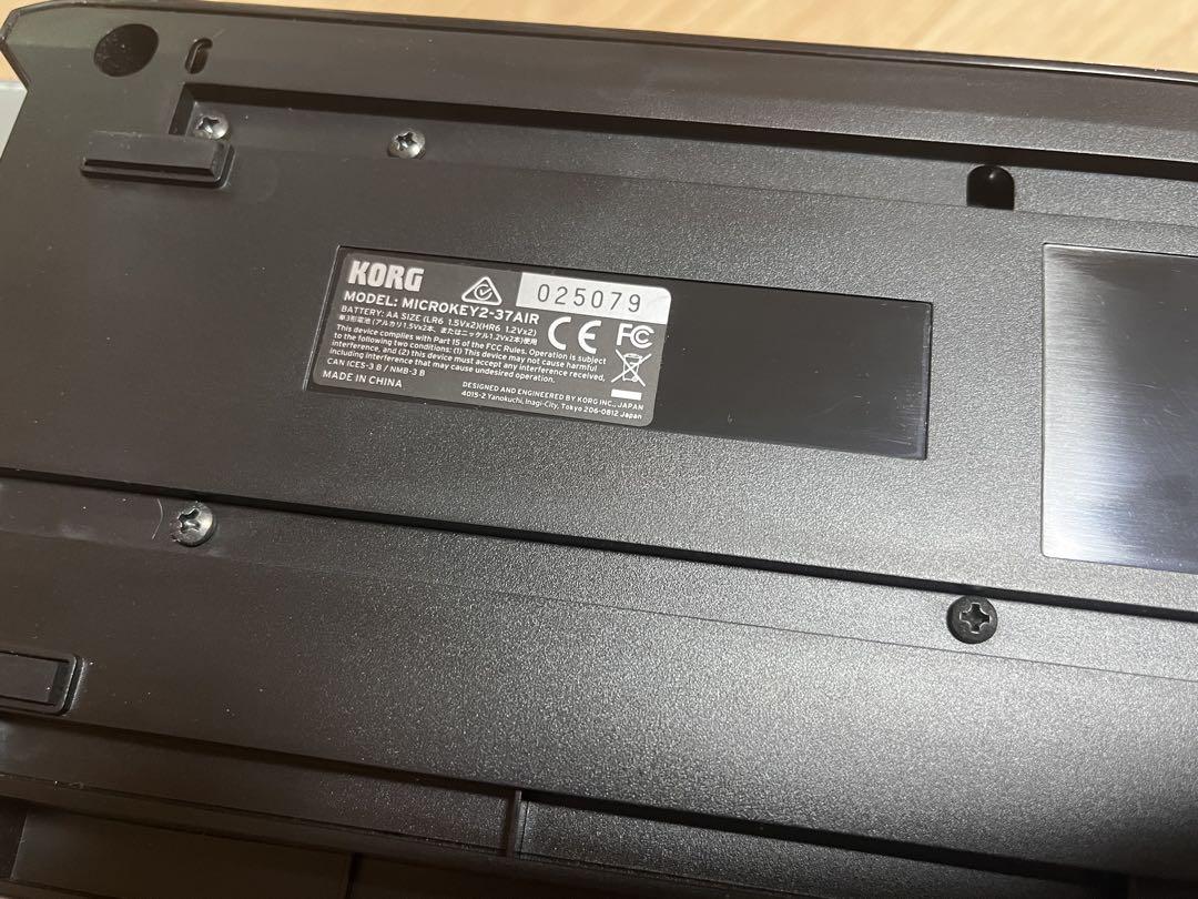 【美品】KORG microKEY2 Air 37鍵 MIDIキーボード