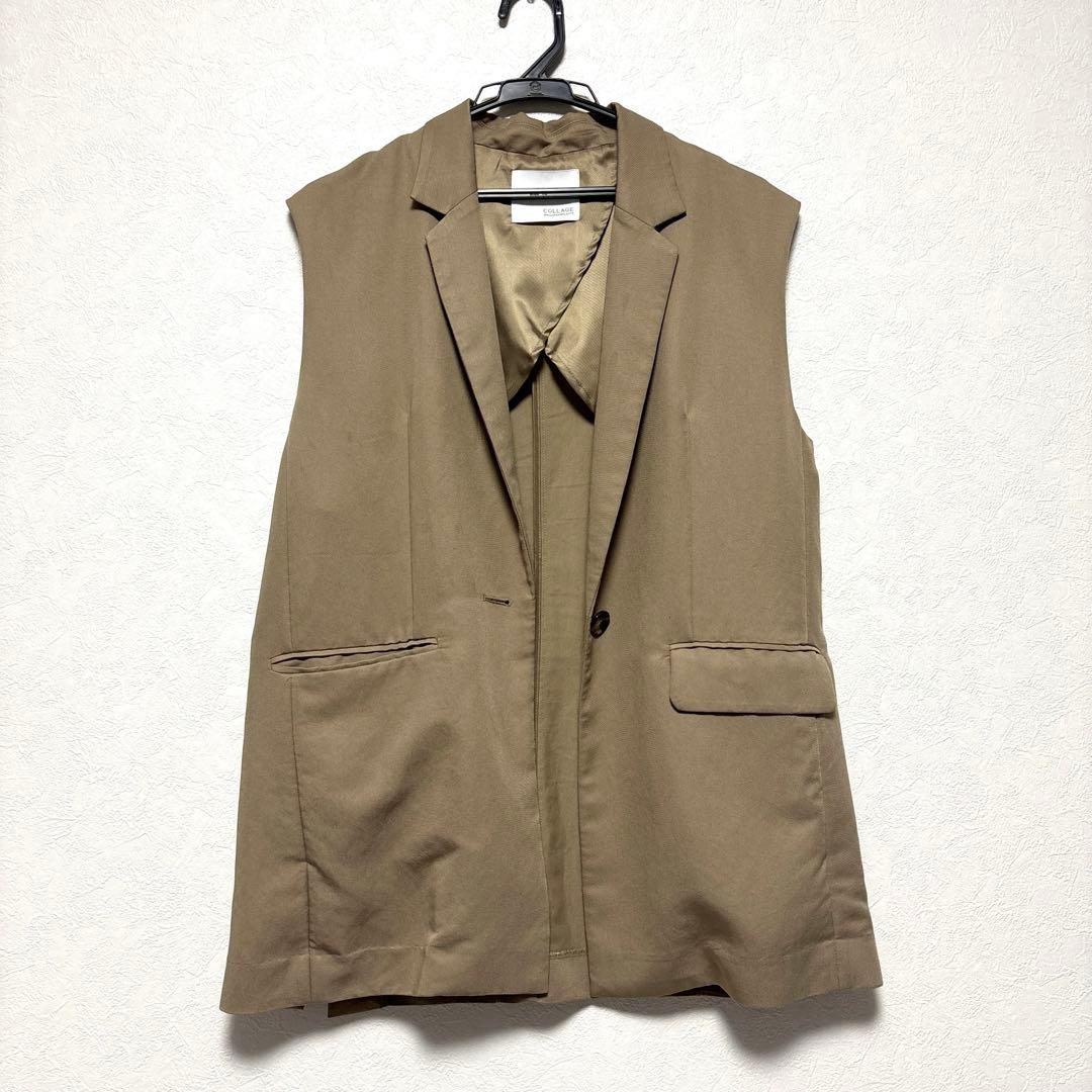 GALLARDA GALANTE ベスト/ノースリーブ F 黄 ガリャルダガランテ GALLARDAGALANTE NAVY ベスト ケーブルニット