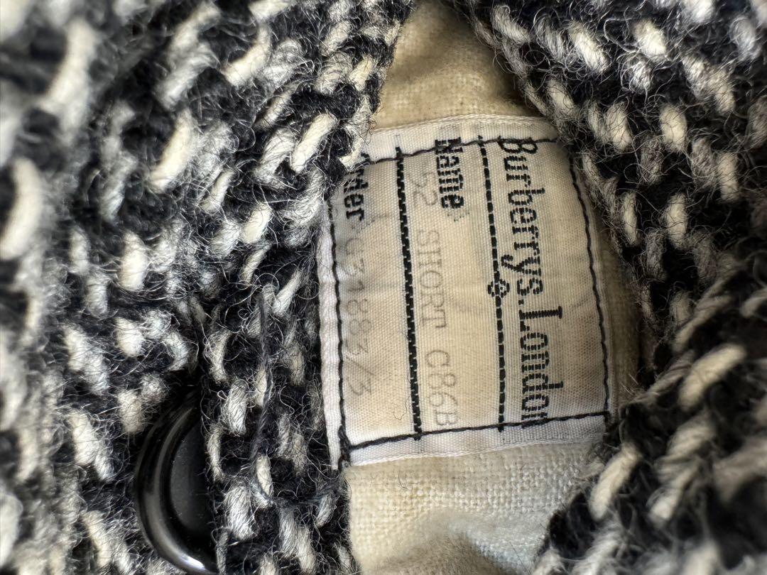 【極美品】80s Burberry's バーバリー ウールステンカラーコート