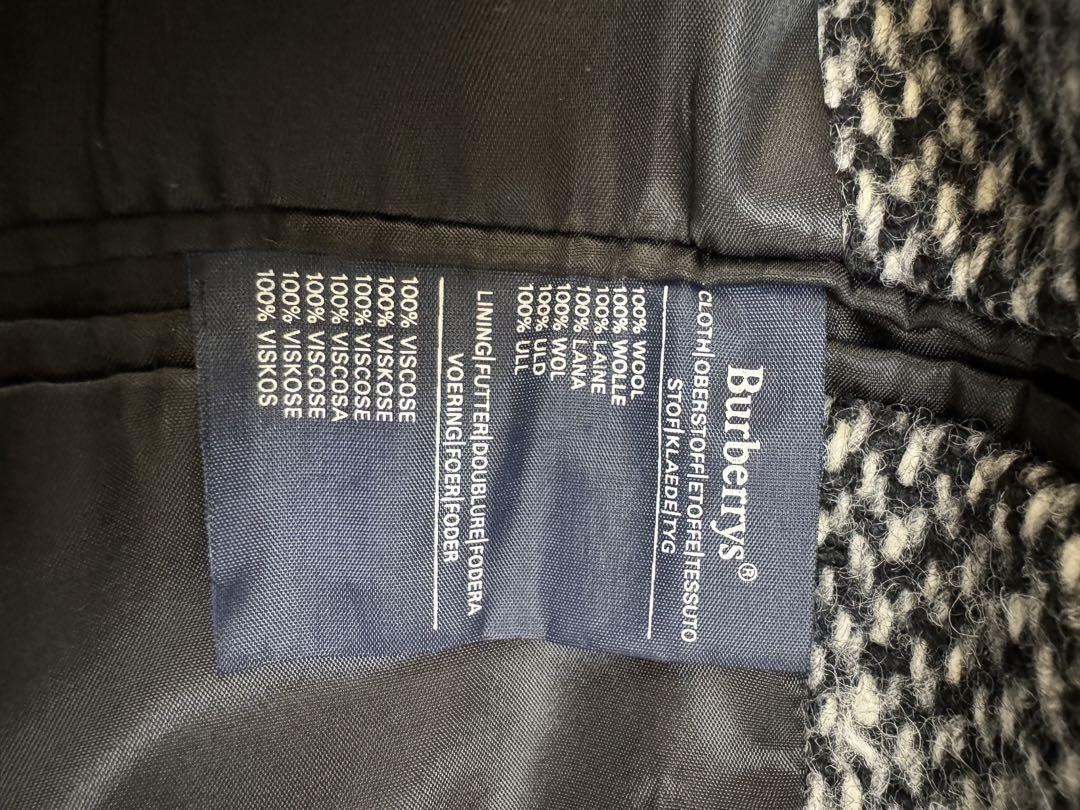 【極美品】80s Burberry's バーバリー ウールステンカラーコート