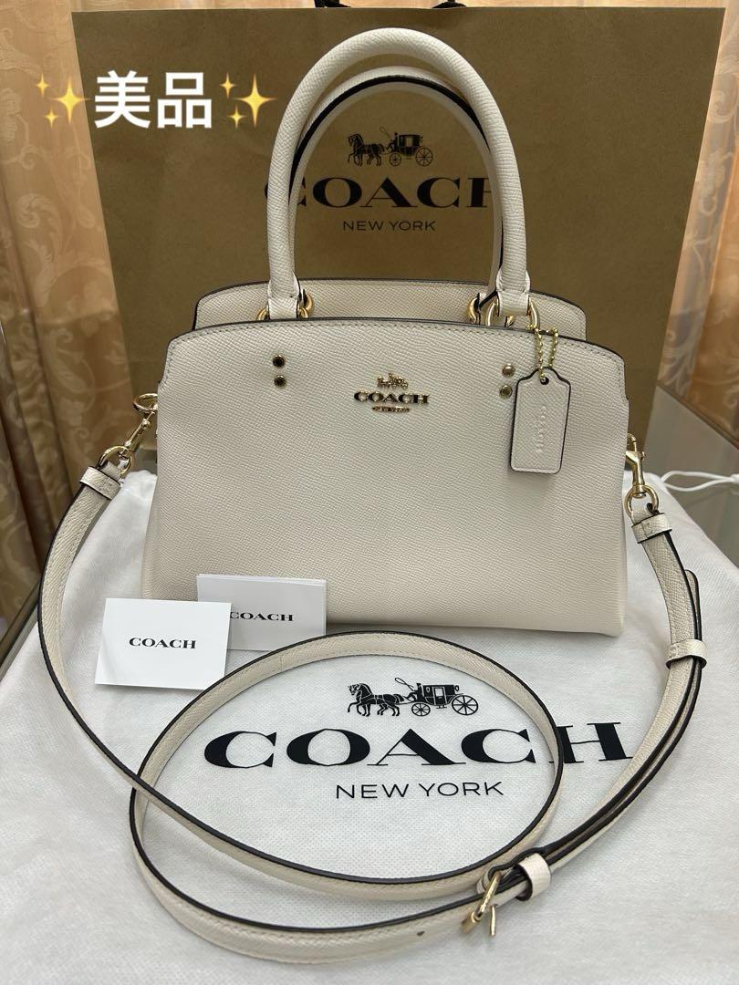 美品✨【COACHコーチ】2wayショルダーバッグ ストラップ付き