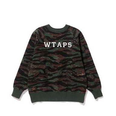 wtaps 迷彩 クルーネック