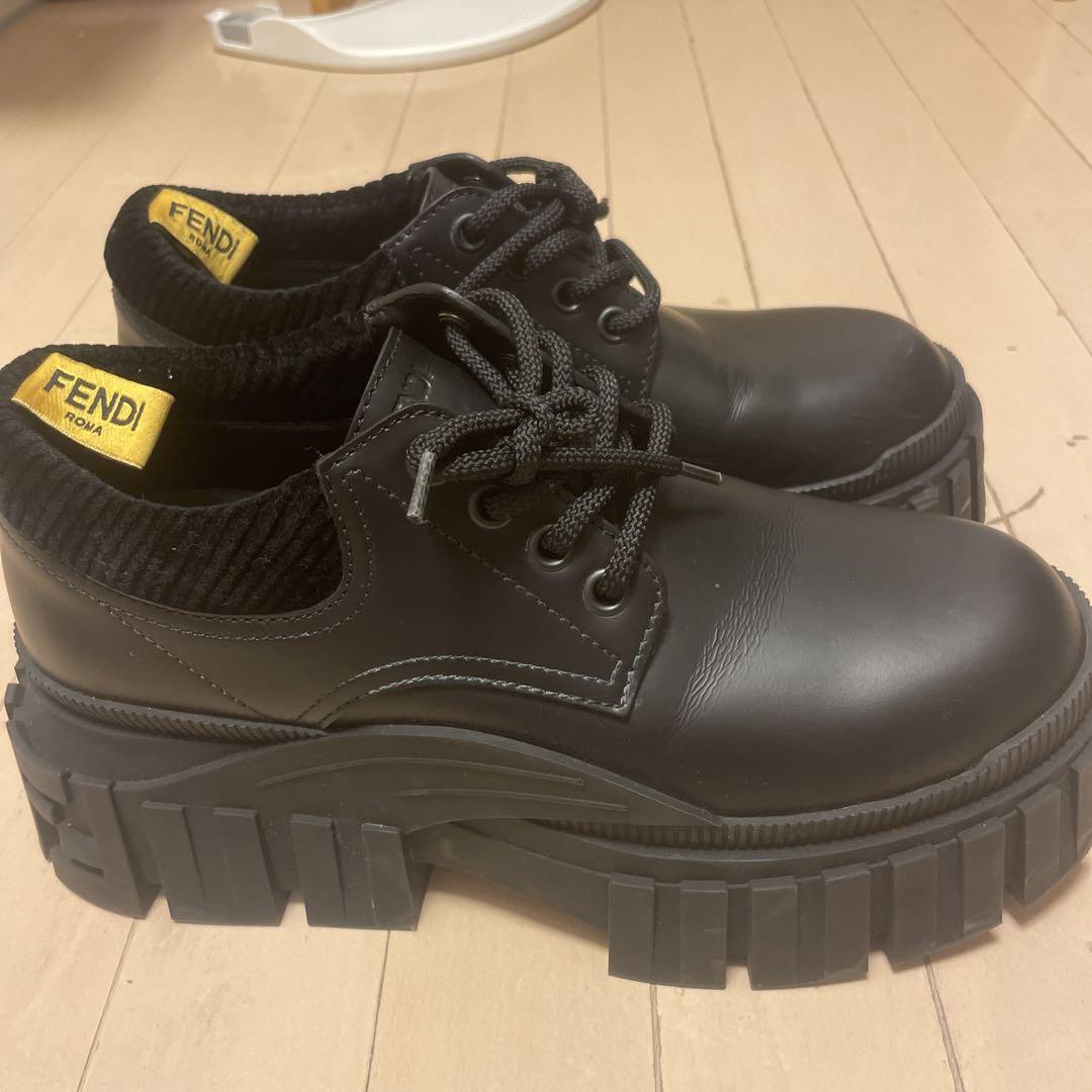 FENDI Platform Lace-Up Shoes