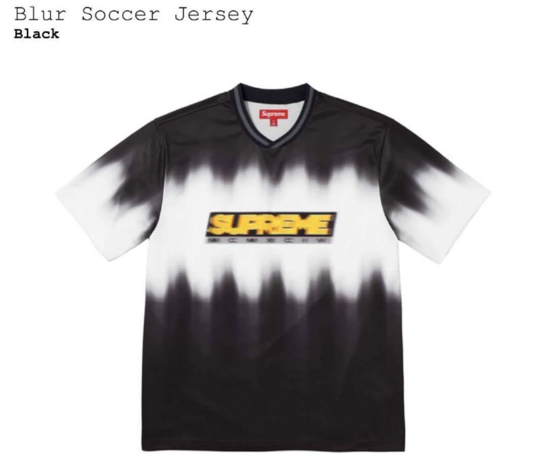Supreme 24SS Blur Soccer Jersey Black