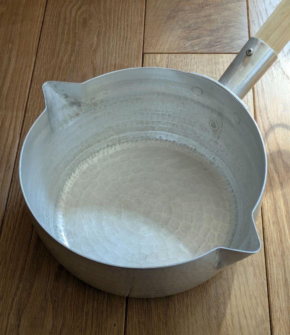 鍛金工房 WESTSIDE33 ゆきひら鍋　アルミ　21cm　両口　吊り下げ加工