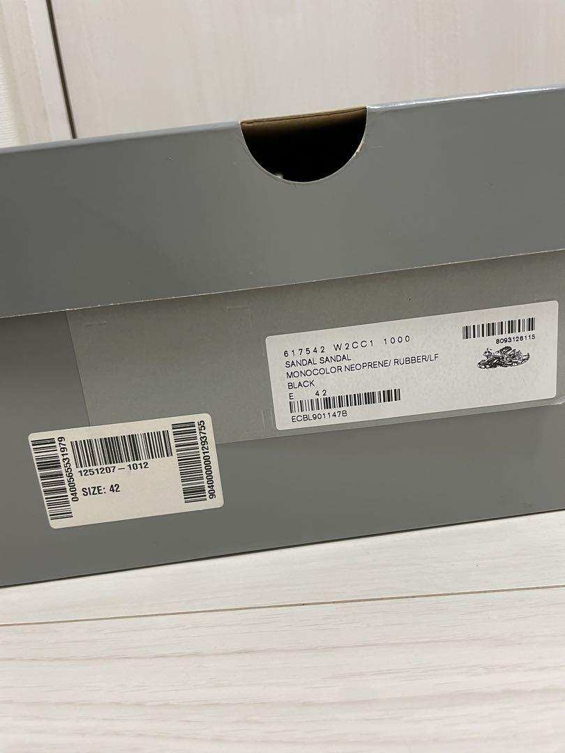 BALENCIAGA track サンダル 42 ブラック トラック