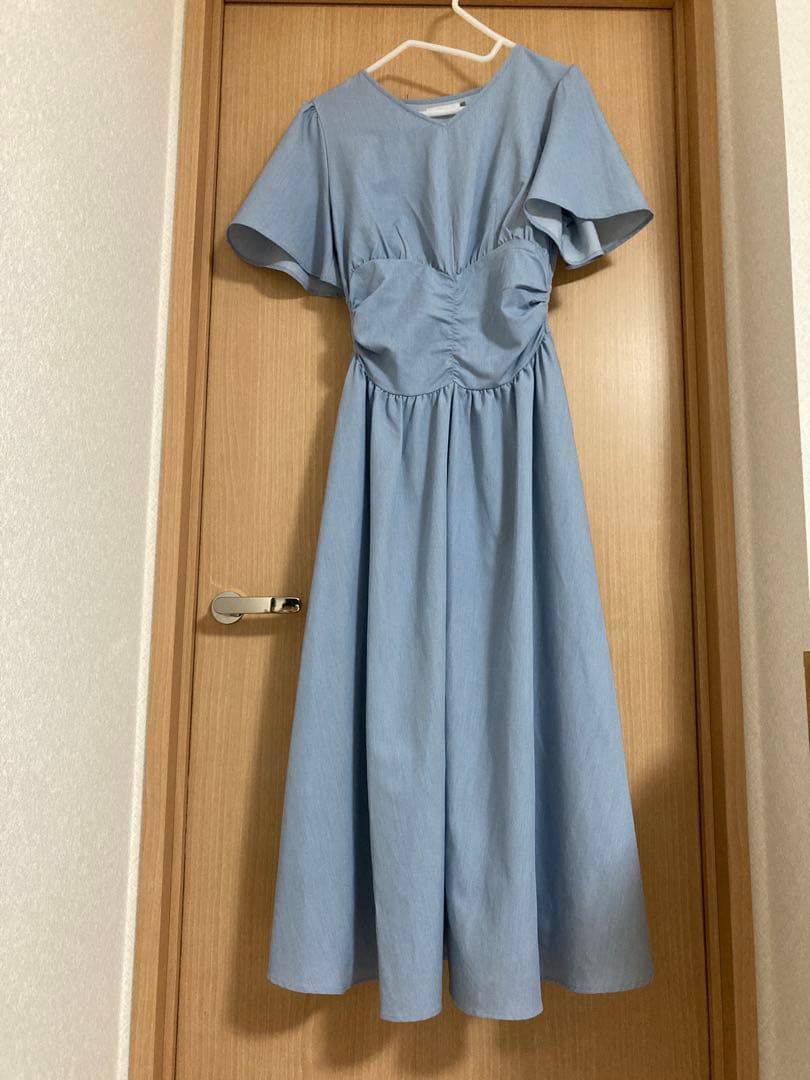 overE ウエストシャーリングワンピース