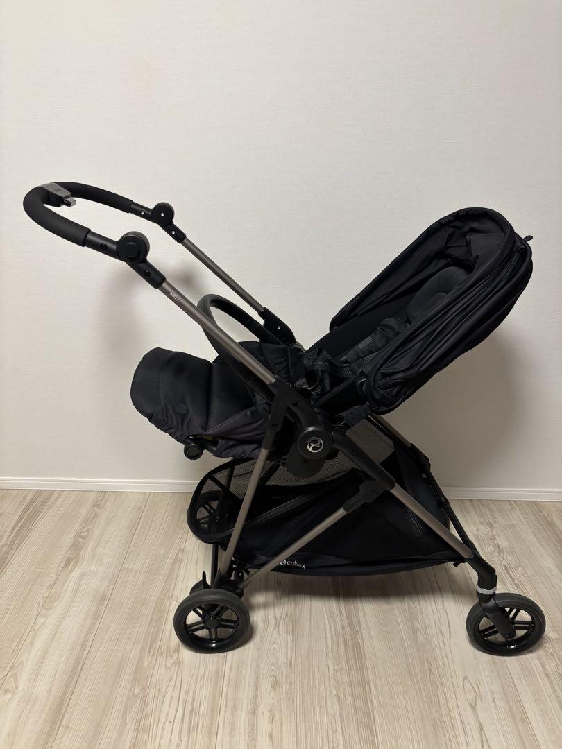 サイベックス　メリオ ブラック アルミフレーム ベビーカー 2021 Cybex