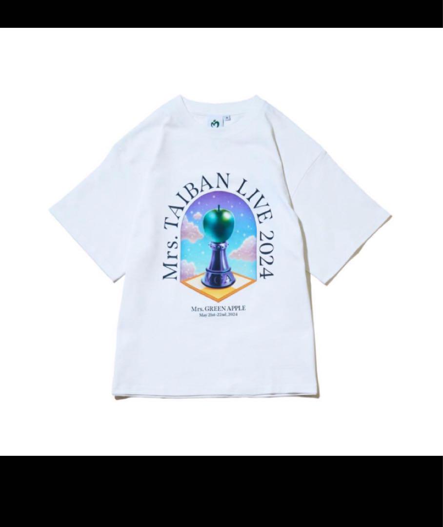 Mrs. TAIBAN LIVE 2024 Tシャツ 白 L Mrs. GREEN APPLE2024対バンライブ Tシャツ ホワイト - メルカリ